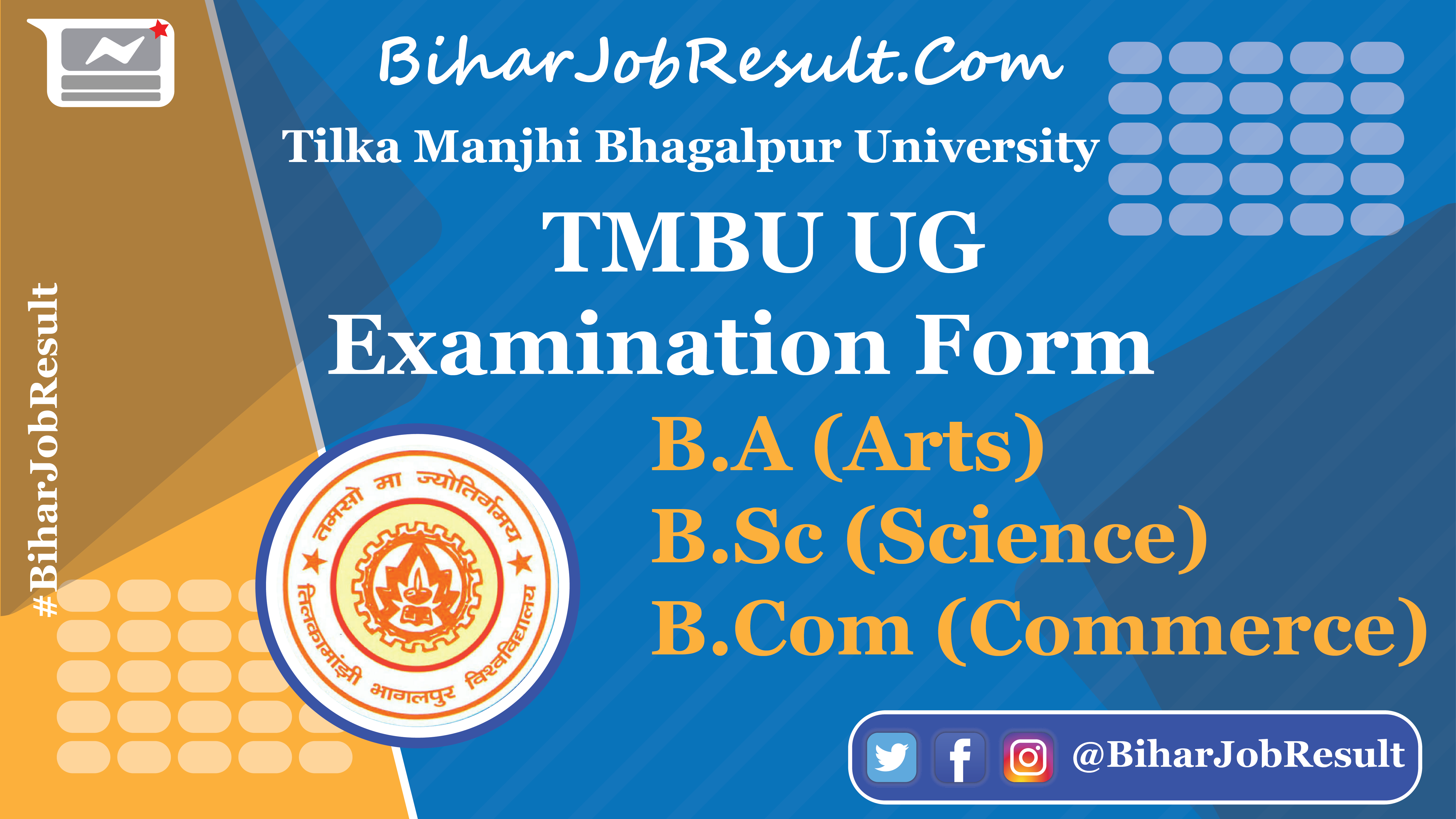 TMBU UG Examination form